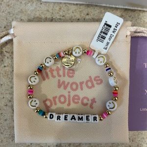 NWT little words project DREAMER bracelet